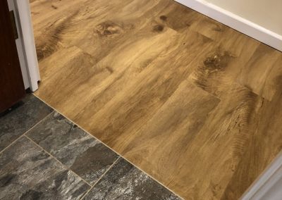 Wood LVT Flooring Project 6