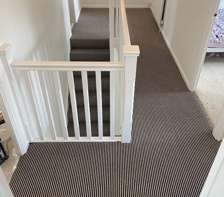 Designer Stripe Carpeting Project 7