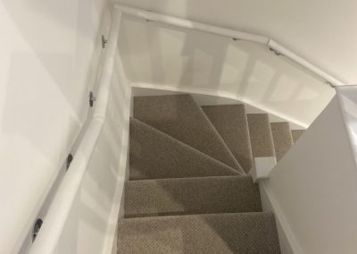 High End Stripe Stairs Carpeting Project 13